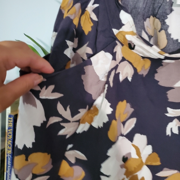 Floral fit and flare skirt *has pockets* - Picture 4 of 4